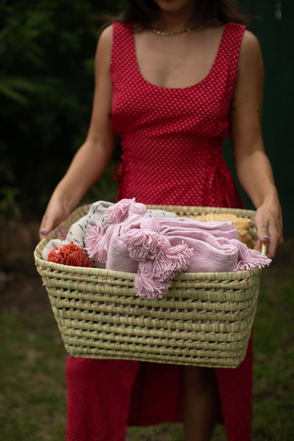 Palm Storage Basket - Morocco