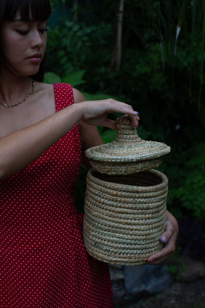 Palm Basket - Natural - Morocco