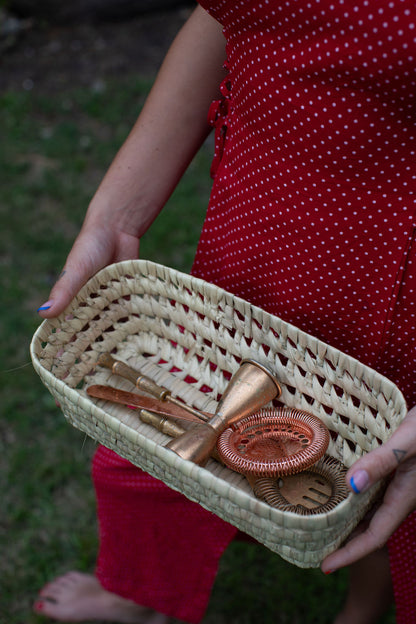 Palm Storage Basket - Morocco Rectangle