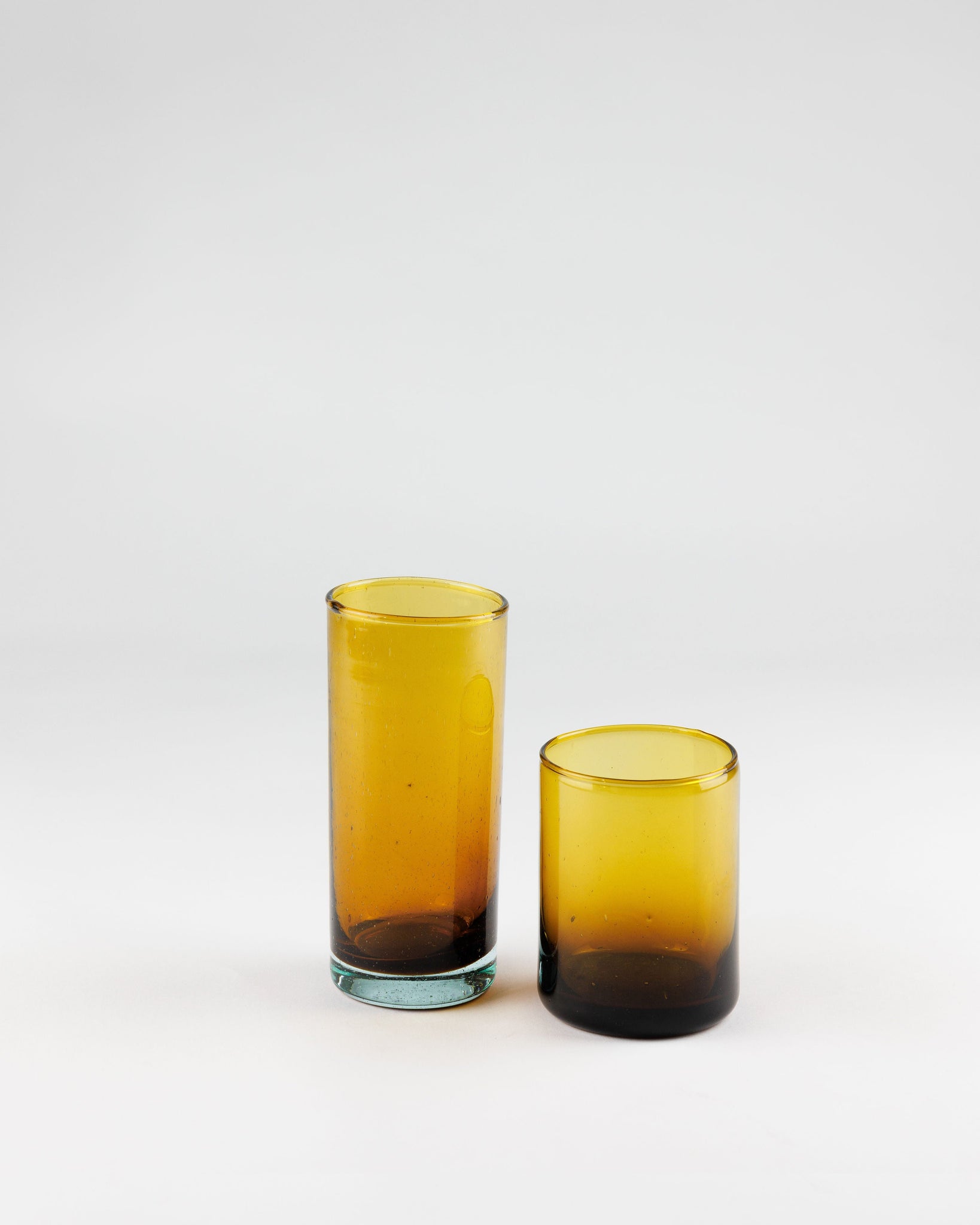 Short Amber Glass (6)