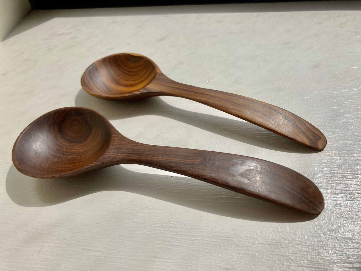 Spoon - Wooden Small, hand-carved in Colombia out of Curari wood