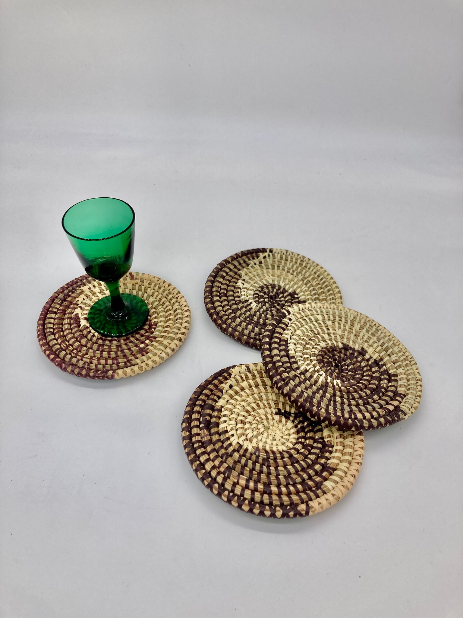 Coasters (4) - Handmade Palm