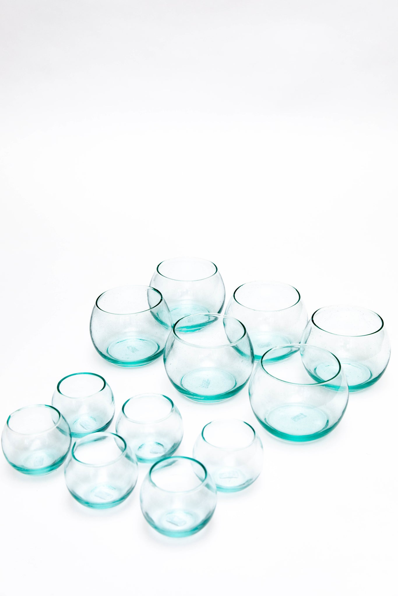 Short Round Clear Glass (12)